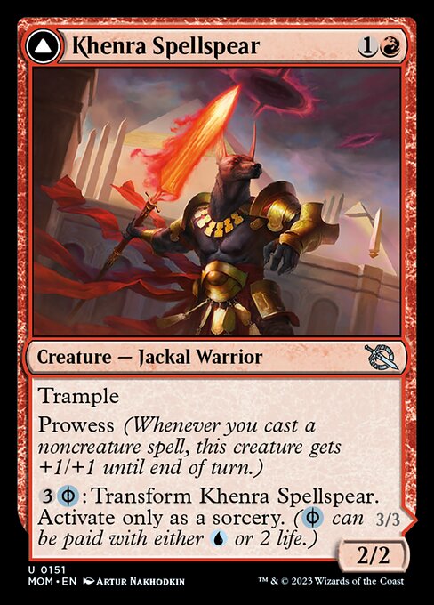 Khenra Spellspear // Gitaxian Spellstalker [Foil]