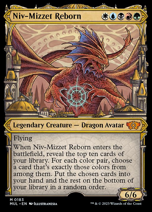 Niv-Mizzet Reborn [Showcase Foil]