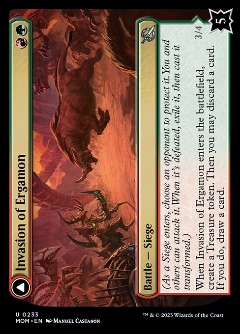 Invasion of Ergamon // Truga Cliffcharger [Foil]