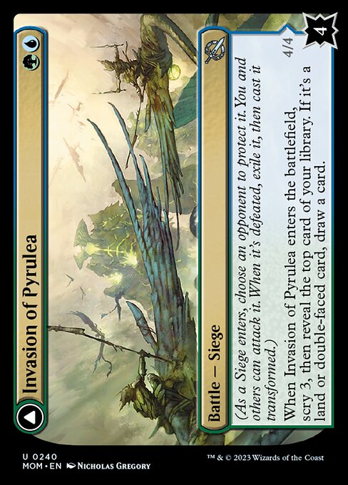 Invasion of Pyrulea // Gargantuan Slabhorn [Foil]