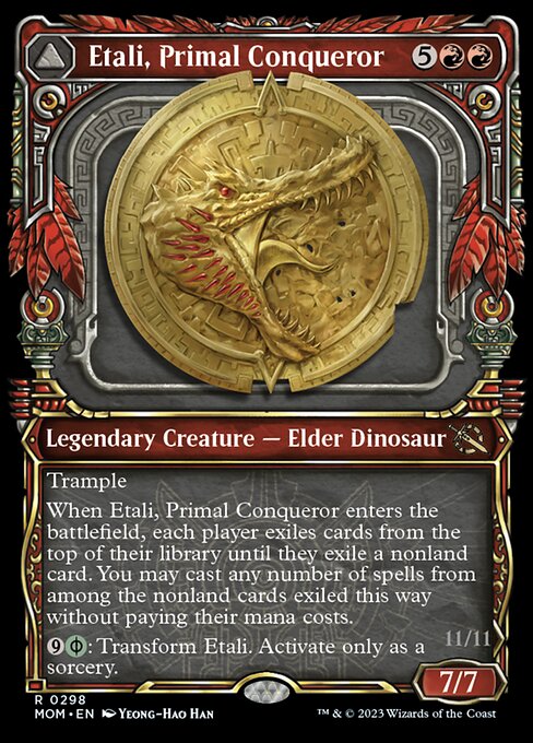 Etali, Primal Conqueror // Etali, Primal Sickness [Showcase Foil]