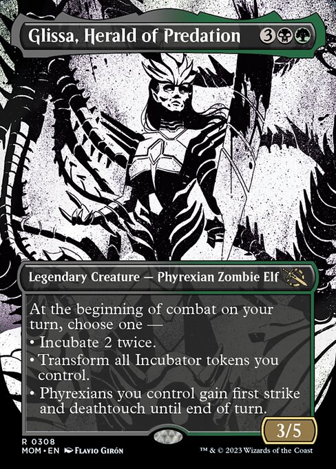 Glissa, Herald of Predation [Borderless Showcase]
