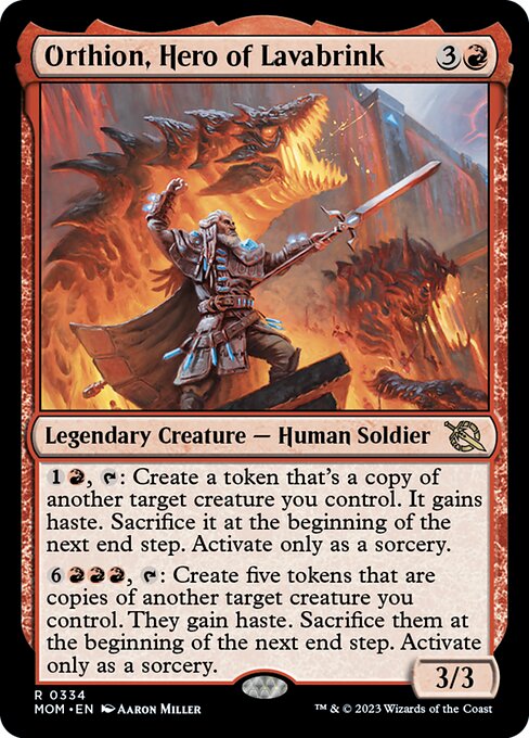 Orthion, Hero of Lavabrink [Foil]