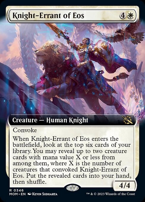 Knight-Errant of Eos [Extended Artwork Foil]