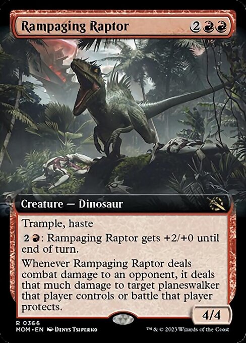 Rampaging Raptor [Extended Artwork Foil]