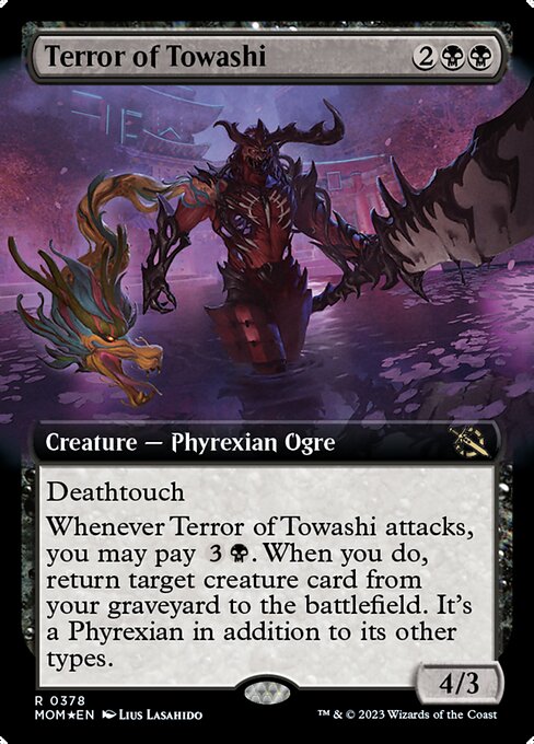 Terror of Towashi [Extended Artwork Foil]
