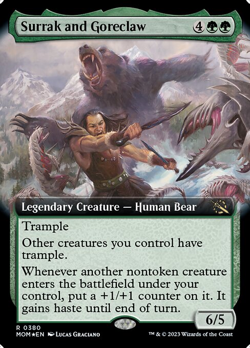 Surrak and Goreclaw [Extended Artwork Foil]