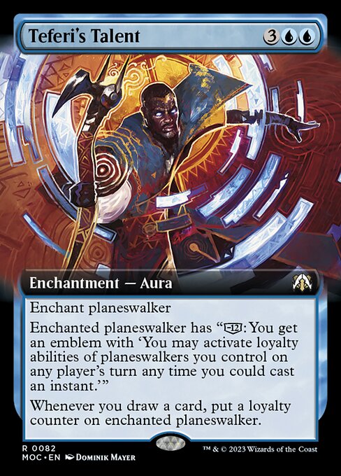 Teferi's Talent [Extended Artwork Foil]