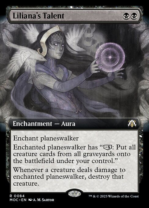 Liliana's Talent [Extended Artwork Foil]