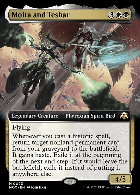 Moira and Teshar [Extended Artwork Foil]