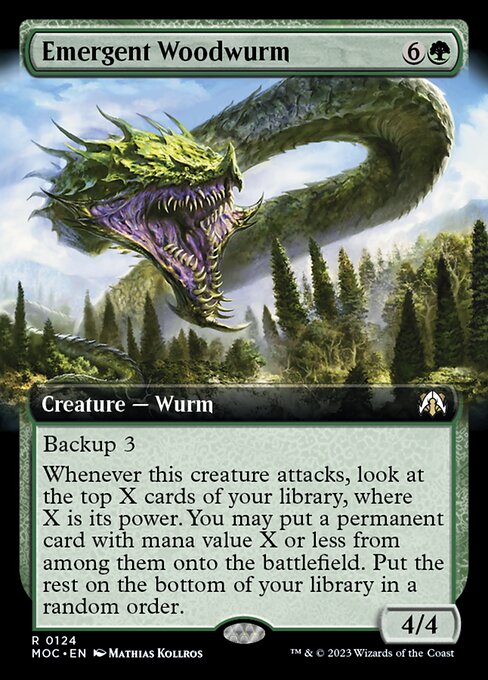 Emergent Woodwurm [Extended Artwork Foil]