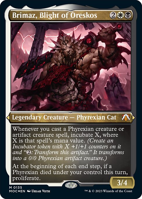 Brimaz, Blight of Oreskos [Etched Foil]