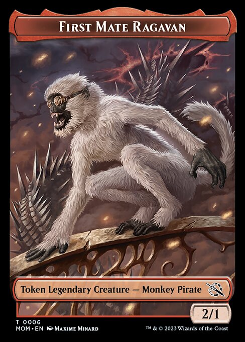 First Mate Ragavan Token TMOM
