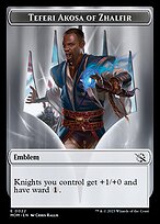 Teferi Akosa of Zhalfir Emblem Token TMOM
