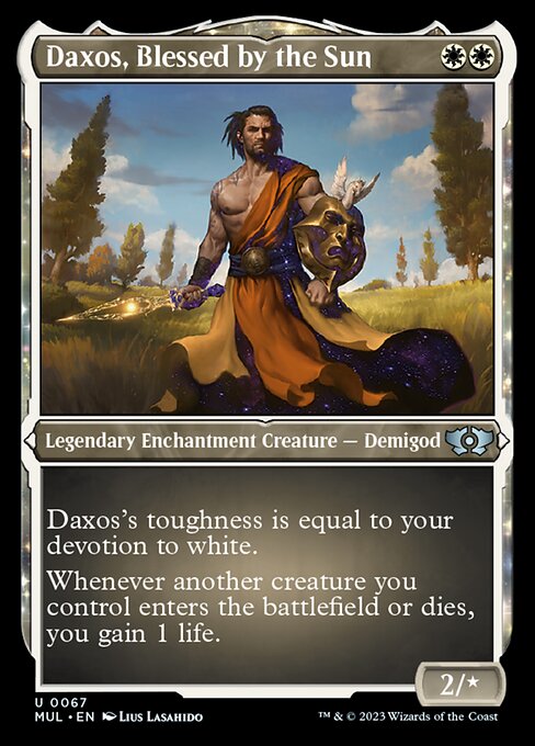 Daxos, Blessed by the Sun [Etched Foil]