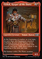 Valduk, Keeper of the Flame [Etched Foil]