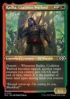 Radha, Coalition Warlord [Etched Foil]