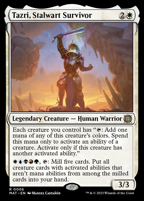Tazri, Stalwart Survivor [Foil]