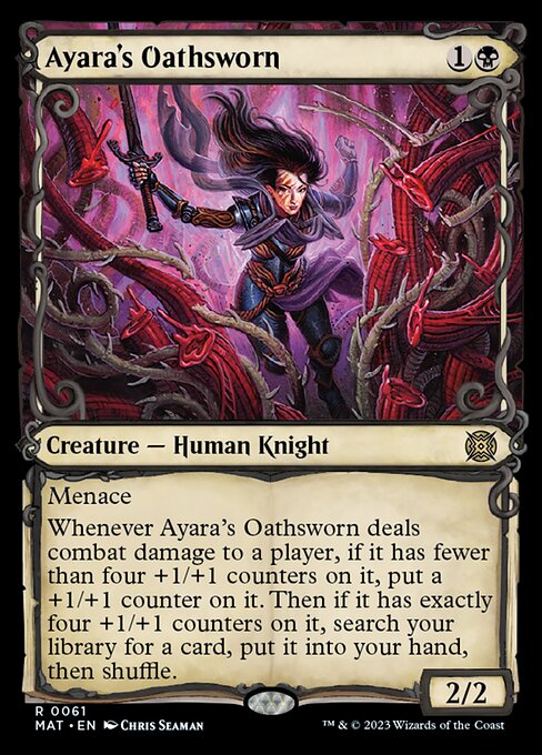 Ayara's Oathsworn [Showcase Foil]