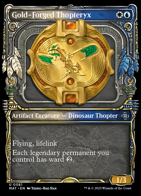 Gold-Forged Thopteryx [Showcase Foil]