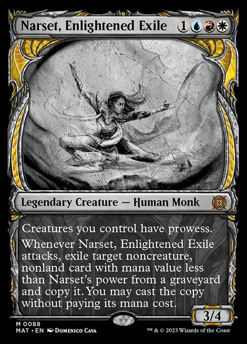 Narset, Enlightened Exile [Showcase Foil]