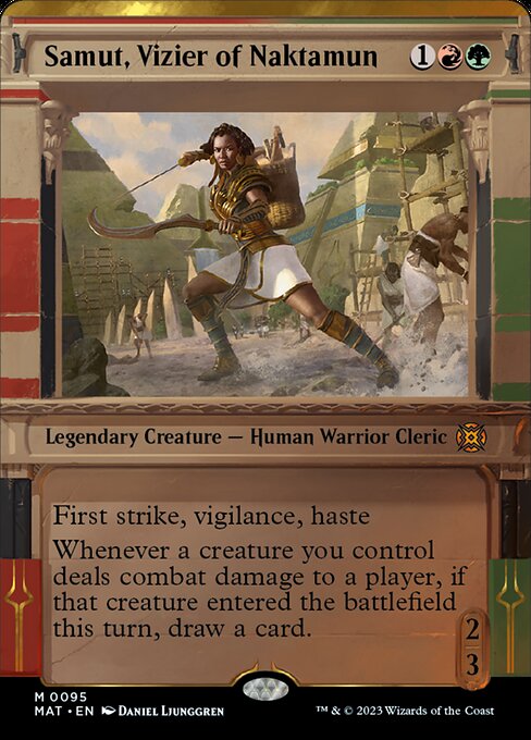 Samut, Vizier of Naktamun [Showcase Foil]