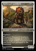 Harnessed Snubhorn [Etched Foil]