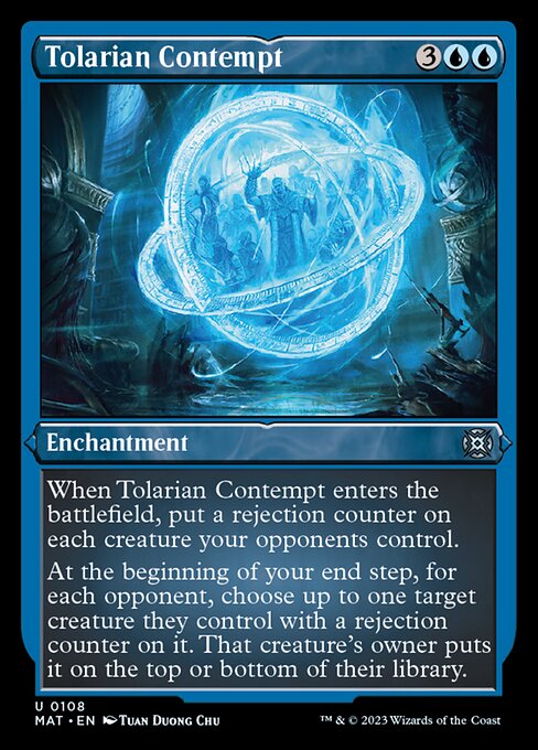 Tolarian Contempt [Etched Foil]