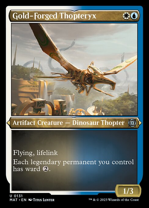 Gold-Forged Thopteryx [Etched Foil]