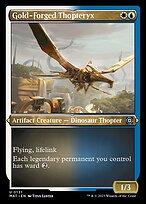 Gold-Forged Thopteryx [Etched Foil]