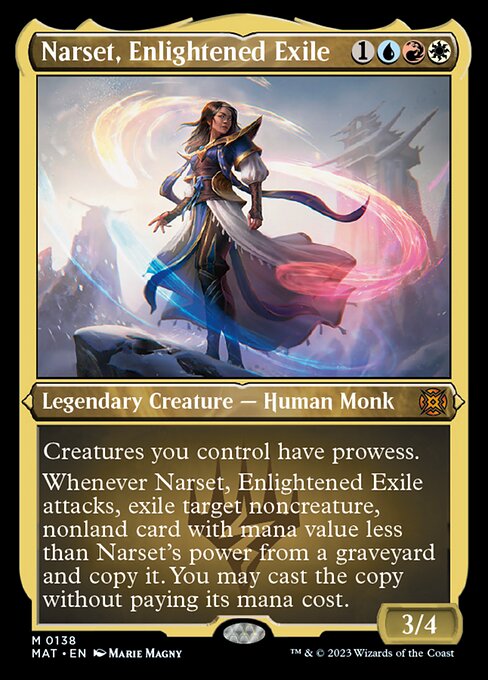 Narset, Enlightened Exile [Etched Foil]