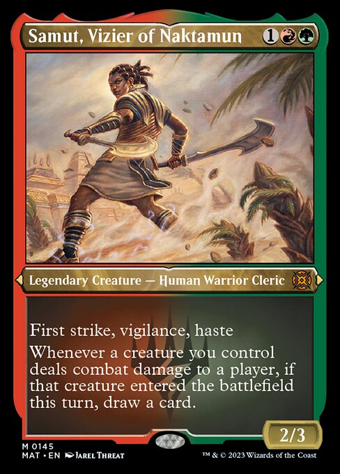 Samut, Vizier of Naktamun [Etched Foil]