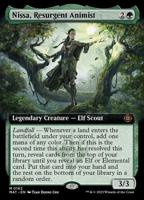 Nissa, Resurgent Animist [Extended Artwork Foil]