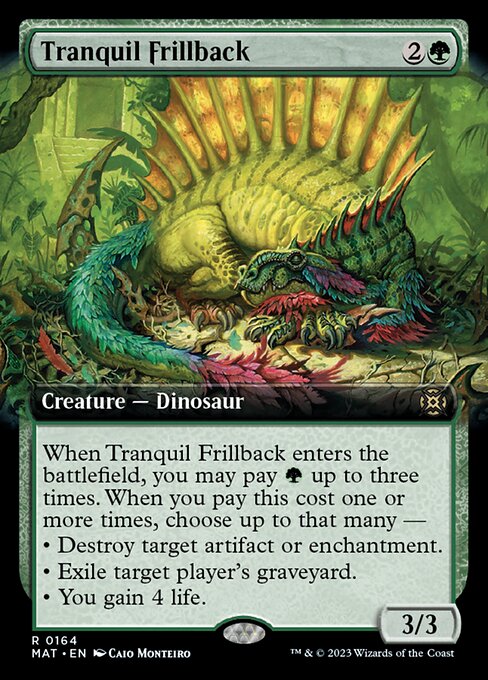 Tranquil Frillback [Extended Artwork Foil]