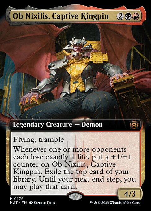 Ob Nixilis, Captive Kingpin [Extended Artwork Foil]