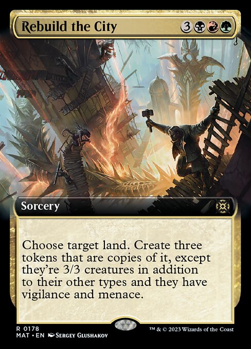 Rebuild the City [Extended Artwork Foil]