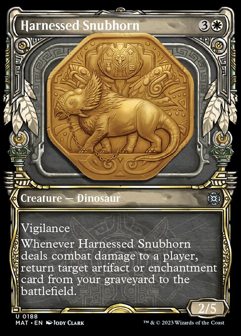 Harnessed Snubhorn [Showcase Foil]