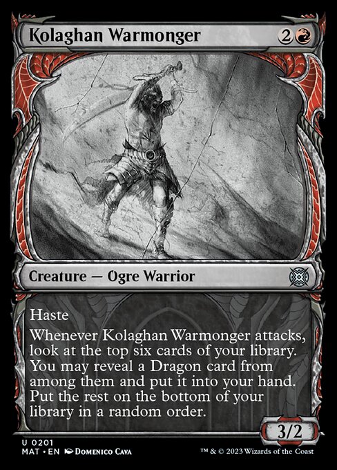 Kolaghan Warmonger [Showcase Foil]