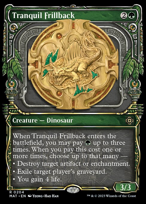 Tranquil Frillback [Showcase Foil]