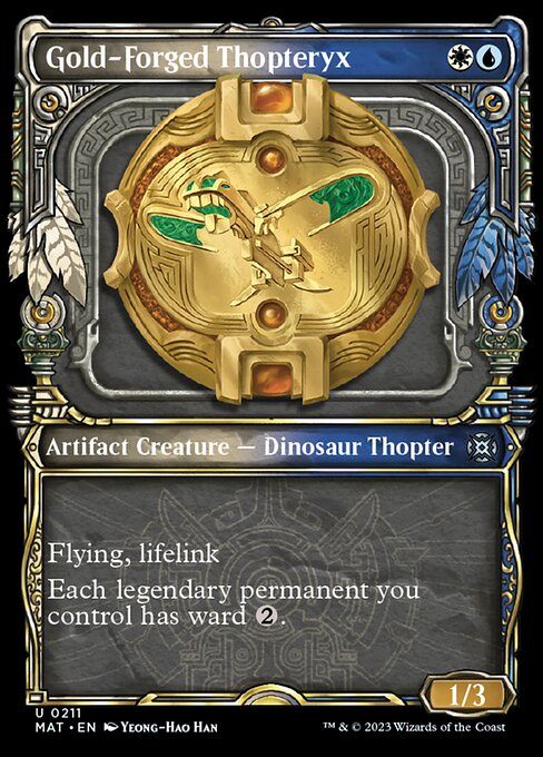 Gold-Forged Thopteryx [Showcase Foil]