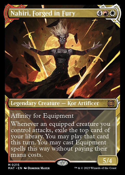Nahiri, Forged in Fury [Showcase Foil]