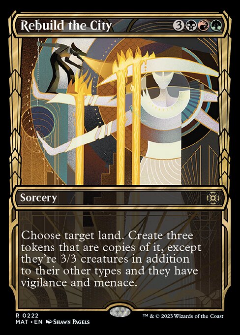 Rebuild the City [Showcase Foil]