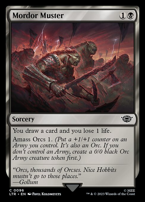 Mordor Muster [Foil]