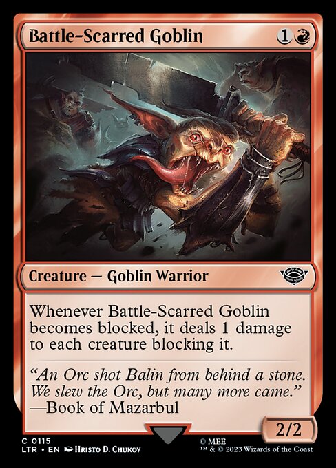 Battle-Scarred Goblin [Foil]