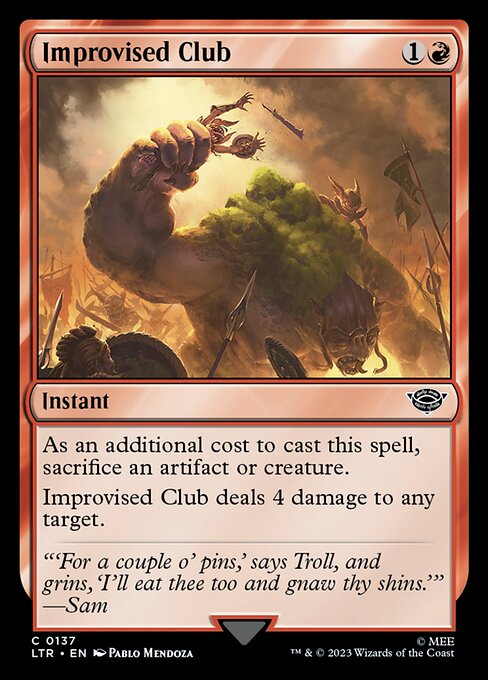 Improvised Club [Foil]