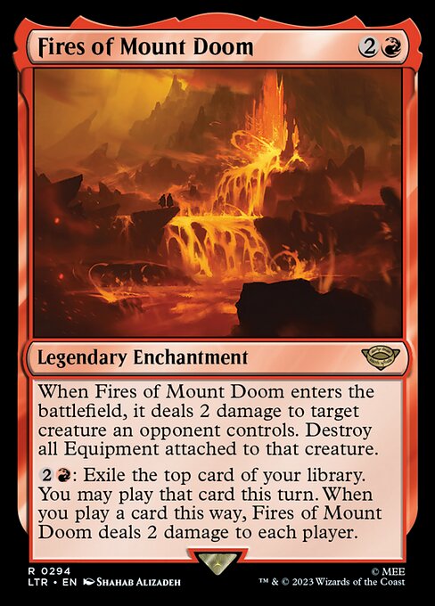Fires of Mount Doom [Foil]