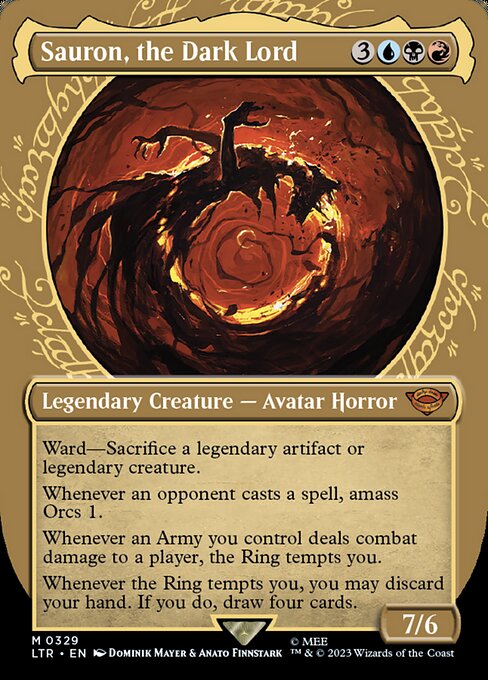 Sauron, the Dark Lord [Ring Showcase Foil]