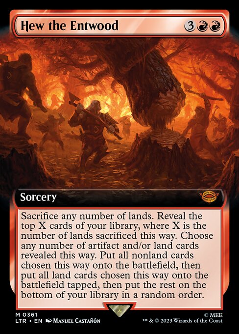 Hew the Entwood [Extended Artwork Foil]