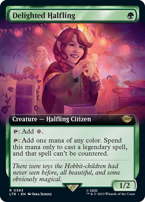 Delighted Halfling [Extended Artwork]
