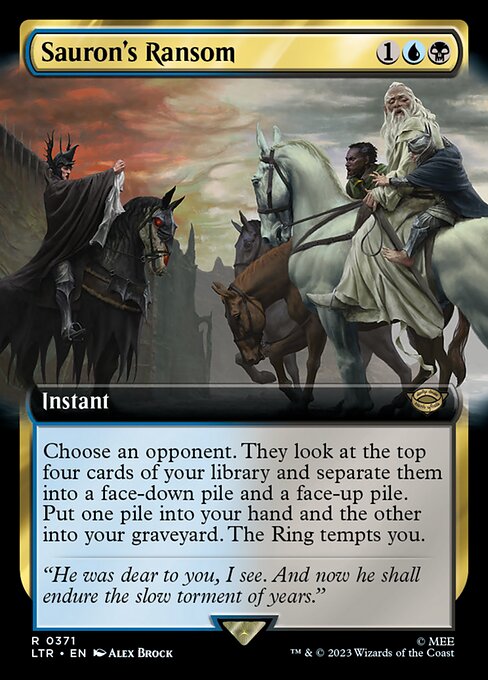 Sauron's Ransom [Extended Artwork Foil]